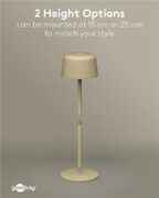 GOOBAY επιτραπέζιο φωτιστικό 77678, 3000K, dimmable, επαναφορτιζόμενο, μπεζ 21 GOOBAY επιτραπέζιο φωτιστικό 77678, 3000K, dimmable, επαναφορτιζόμενο, μπεζ 7