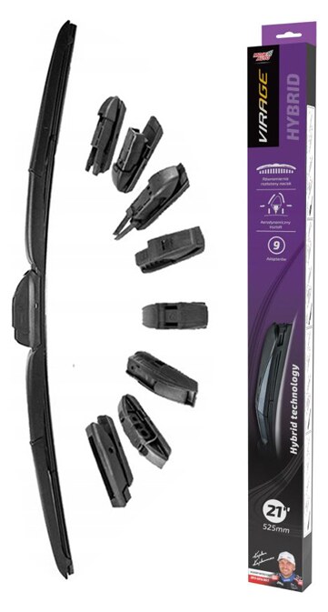 MOJE AUTO υαλοκαθαριστήρας Hybrid 92-H21, 21" (525mm), 9 αντάπτορες 3 MOJE AUTO υαλοκαθαριστήρας Hybrid 92-H21, 21" (525mm), 9 αντάπτορες