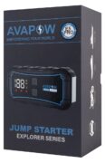 AVAPOW εκκινητής μπαταρίας αυτοκινήτου E5 Pro με φακό, 12V/2000A, 12000mAh 7