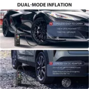 NEXPOW συμπιεστής αέρος αυτοκινήτου NP17, 6000mAh, 150PSI 4