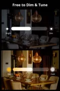 SONOFF Smart λάμπα LED Filament B02-F-A60, Wi-Fi, 7W, E27, 2200K-6500K 7