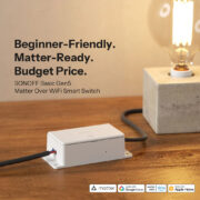 SONOFF smart διακόπτης BASIC Gen5, 1 κανάλι, WiFi, συμβατός με Matter, 10A, λευκός 2