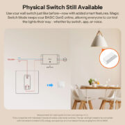 SONOFF smart διακόπτης BASIC Gen5, 1 κανάλι, WiFi, συμβατός με Matter, 10A, λευκός 6