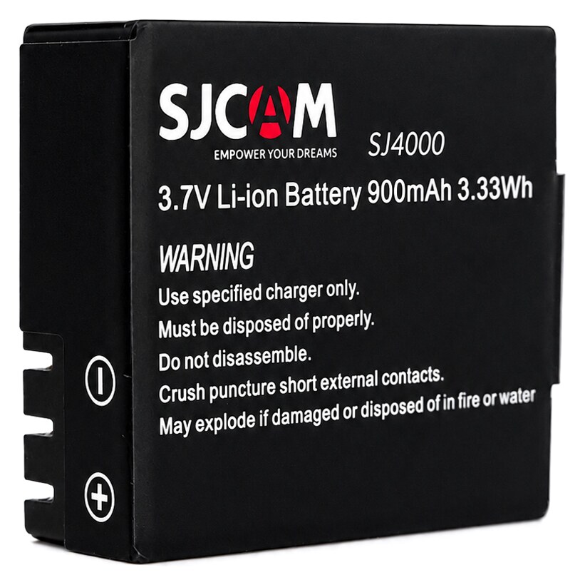 SJCAM μπαταρία για SJ4000 series action κάμερες, 900mAh 3 SJCAM μπαταρία για SJ4000 series action κάμερες, 900mAh