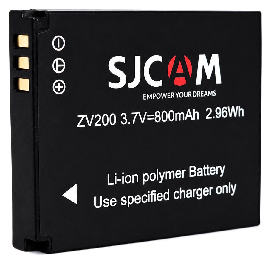 SJCAM μπαταρία για ZV200 φωτογραφική μηχανή, 800mAh 3 SJCAM μπαταρία για ZV200 φωτογραφική μηχανή, 800mAh