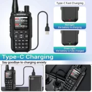 Baofeng MINI-5 Ασύρματος Πομποδέκτη VHF/UHF 5W/2W 3