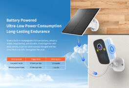 VSTARCAM smart ηλιακή κάμερα BG55, 3MP, 4G, SD, 5000mAh, IP66 6