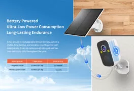 VSTARCAM smart ηλιακή κάμερα BG55, 3MP, 4G, SD, 5000mAh, IP66 6