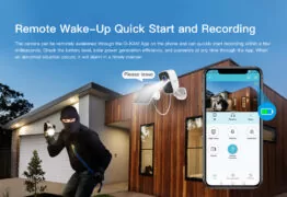 VSTARCAM smart ηλιακή κάμερα BG55, 3MP, 4G, SD, 5000mAh, IP66 7