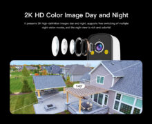 VSTARCAM smart ηλιακή κάμερα BG55, 3MP, 4G, SD, 5000mAh, IP66 8