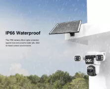 VSTARCAM smart ηλιακή κάμερα BG621SR, triple lens, 2MP, 4G, SD, PTZ, IP66 5