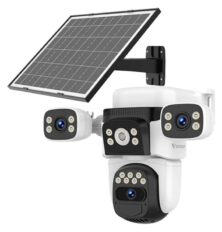 VSTARCAM smart ηλιακή κάμερα BG621SR, triple lens, 2MP, 4G, SD, PTZ, IP66