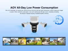 VSTARCAM smart ηλιακή κάμερα BG621SR, triple lens, 2MP, 4G, SD, PTZ, IP66 9