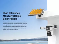 VSTARCAM smart ηλιακή κάμερα BG621SR, triple lens, 2MP, 4G, SD, PTZ, IP66 11