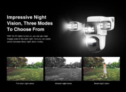 VSTARCAM smart ηλιακή κάμερα BG621SR, triple lens, 2MP, 4G, SD, PTZ, IP66 14