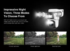 VSTARCAM smart ηλιακή κάμερα BG621SR, triple lens, 2MP, 4G, SD, PTZ, IP66 14
