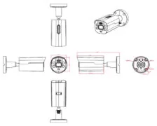 LONGSE IP κάμερα BMLCKL5AD-36PMSTFA12, 3.6mm, 5MP, IP67, PoE 5
