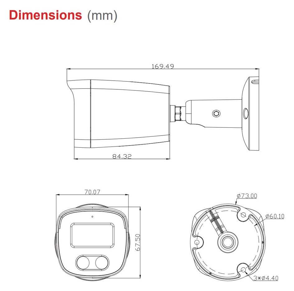 LONGSE IP κάμερα BMSCFG400WH με μικρόφωνο, 4MP, 2.8mm, αδιάβροχη IP67, PoE 5 LONGSE IP κάμερα BMSCFG400WH με μικρόφωνο, 4MP, 2.8mm, αδιάβροχη IP67, PoE - Image 3