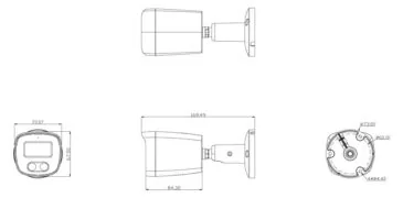 LONGSE IP κάμερα BMSCGC200, 2.8mm, 2MP, αδιάβροχη IP67, PoE 4