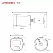 LONGSE IP κάμερα BMSCKL5RC-28PM με μικρόφωνο, 5MP, 2.8mm, αδιάβροχη IP67, PoE 3