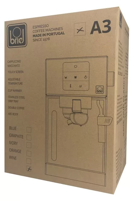 BRIEL μηχανή espresso Α3, 20 bar, touch, programmable 5 BRIEL μηχανή espresso Α3, 20 bar, touch, programmable - Image 3