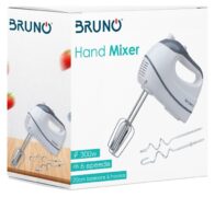 BRUNO μίξερ χειρός, 6 ταχύτητες BRN-0014, 20cm αναδευτήρες & ζυμωτήρες, 300W 3