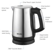 BRUNO ηλεκτρικός βραστήρας BRN-0030, 2200W, 1.7lt, βάση 360° 4