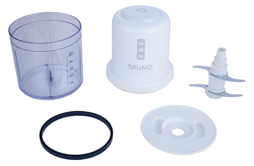 BRUNO πολυκόπτης BRN-0066, 500ml, 400W, 4 λεπίδες, λευκό 5 BRUNO πολυκόπτης BRN-0066, 500ml, 400W, 4 λεπίδες, λευκό - Image 3