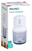 BRUNO πολυκόπτης BRN-0066, 500ml, 400W, 4 λεπίδες, λευκό 11 BRUNO πολυκόπτης BRN-0066, 500ml, 400W, 4 λεπίδες, λευκό 5