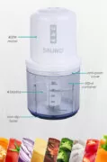 BRUNO πολυκόπτης BRN-0066, 500ml, 400W, 4 λεπίδες, λευκό 2