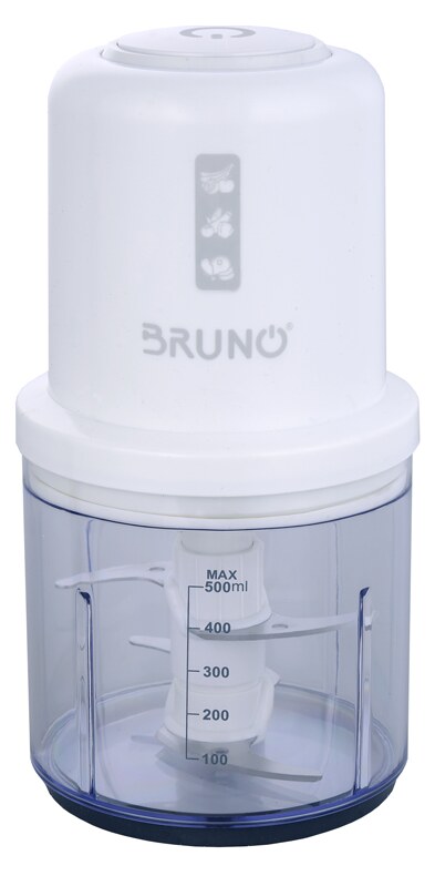 BRUNO πολυκόπτης BRN-0066, 500ml, 400W, 4 λεπίδες, λευκό 3 BRUNO πολυκόπτης BRN-0066, 500ml, 400W, 4 λεπίδες, λευκό