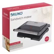 BRUNO τοστιέρα BRN-0067, αντικολλητική επιφάνεια, Inox λαβή, 800W 3