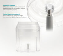BRUNO πολυκόπτης BRN-0082, 2 ταχύτητες, 400W, 500ml, 4 λεπίδες, λευκός 15 BRUNO πολυκόπτης BRN-0082, 2 ταχύτητες, 400W, 500ml, 4 λεπίδες, λευκός 6