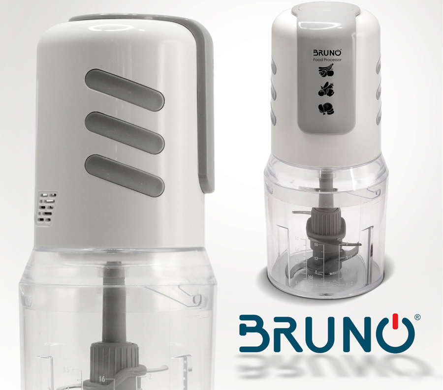 BRUNO πολυκόπτης BRN-0082, 2 ταχύτητες, 400W, 500ml, 4 λεπίδες, λευκός 9 BRUNO πολυκόπτης BRN-0082, 2 ταχύτητες, 400W, 500ml, 4 λεπίδες, λευκός - Image 7