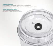 BRUNO πολυκόπτης BRN-0087, 2 ταχύτητες, 400W, 500ml, 4 λεπίδες, μαύρος 15 BRUNO πολυκόπτης BRN-0087, 2 ταχύτητες, 400W, 500ml, 4 λεπίδες, μαύρος 6