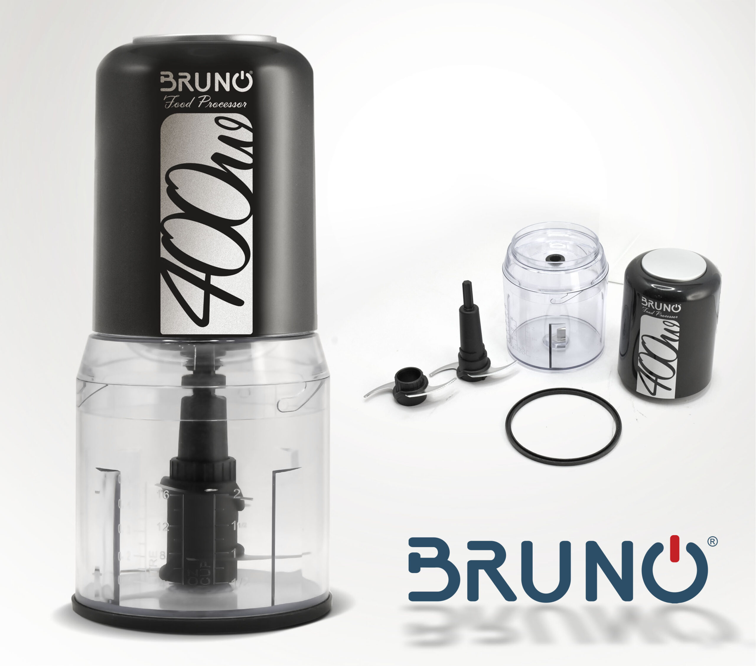 BRUNO πολυκόπτης BRN-0087, 2 ταχύτητες, 400W, 500ml, 4 λεπίδες, μαύρος 9 BRUNO πολυκόπτης BRN-0087, 2 ταχύτητες, 400W, 500ml, 4 λεπίδες, μαύρος - Image 7