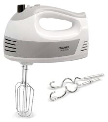 BRUNO μίξερ χειρός BRN-0110, 500W, 5 ταχύτητες & turbo, λευκό