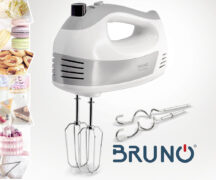 BRUNO μίξερ χειρός BRN-0110, 500W, 5 ταχύτητες & turbo, λευκό 6