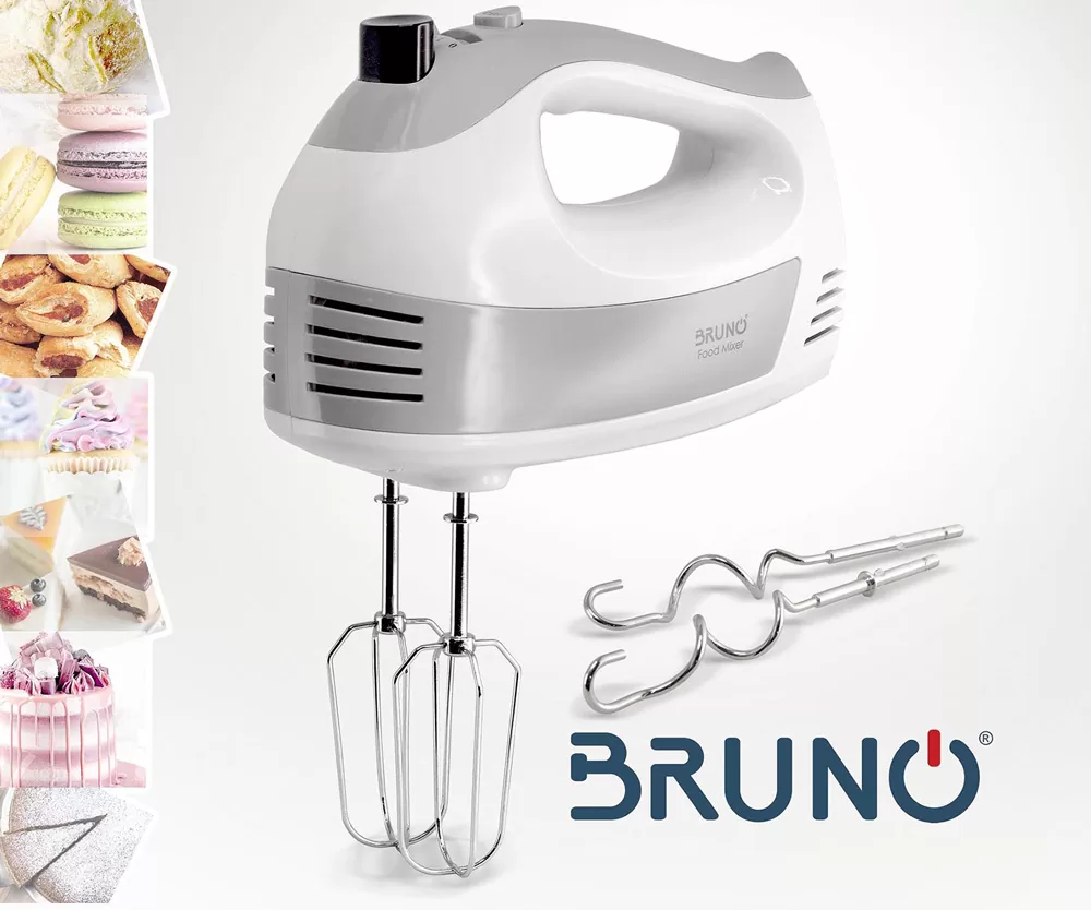 BRUNO μίξερ χειρός BRN-0110, 500W, 5 ταχύτητες & turbo, λευκό 8 BRUNO μίξερ χειρός BRN-0110, 500W, 5 ταχύτητες & turbo, λευκό - Image 6