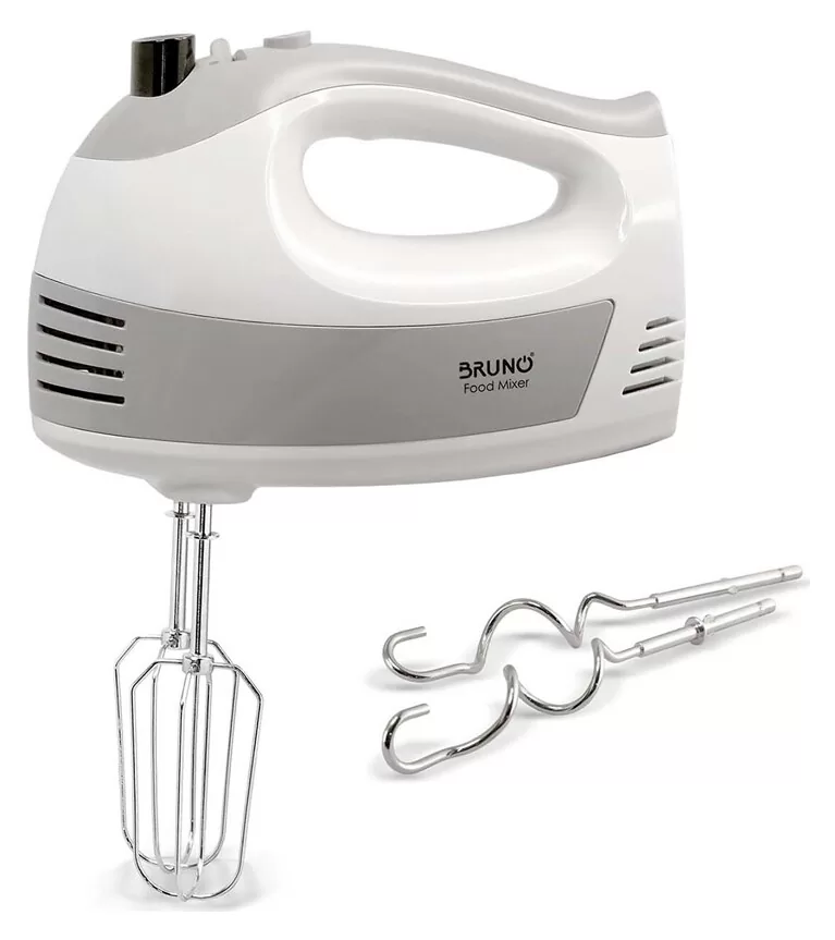 BRUNO μίξερ χειρός BRN-0110, 500W, 5 ταχύτητες & turbo, λευκό 3 BRUNO μίξερ χειρός BRN-0110, 500W, 5 ταχύτητες & turbo, λευκό