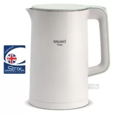 BRUNO βραστήρας BRN-0140 με διπλό τοίχωμα, 1.7L, Strix, 2200W, λευκός