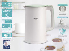 BRUNO βραστήρας BRN-0140 με διπλό τοίχωμα, 1.7L, Strix, 2200W, λευκός 2