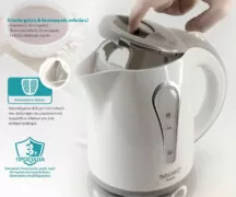 BRUNO βραστήρας νερού BRN-0141, 1L, 1100W, λευκό-γκρι 6