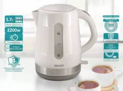 BRUNO βραστήρας νερού BRN-0142, 1.7L, 2200W, λευκό-γκρι 10 BRUNO βραστήρας νερού BRN-0142, 1.7L, 2200W, λευκό-γκρι 2