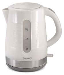 BRUNO βραστήρας νερού BRN-0142, 1.7L, 2200W, λευκό-γκρι