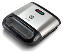 BRUNO τοστιέρα BRN-0165, 2 θέσεων, 800W, αντικολλητικές πλάκες, inox
