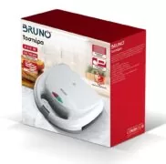 BRUNO τοστιέρα BRN-0166, 2 θέσεων, 800W, αντικολλητικές πλάκες, λευκή 6