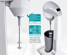 BRUNO φραπεδιέρα επιτραπέζια BRN-0182 100W με δοχείο 450ml, λευκή-γκρι 11 BRUNO φραπεδιέρα επιτραπέζια BRN-0182 100W με δοχείο 450ml, λευκή-γκρι 4