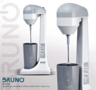 BRUNO φραπεδιέρα επιτραπέζια BRN-0182 100W με δοχείο 450ml, λευκή-γκρι 5