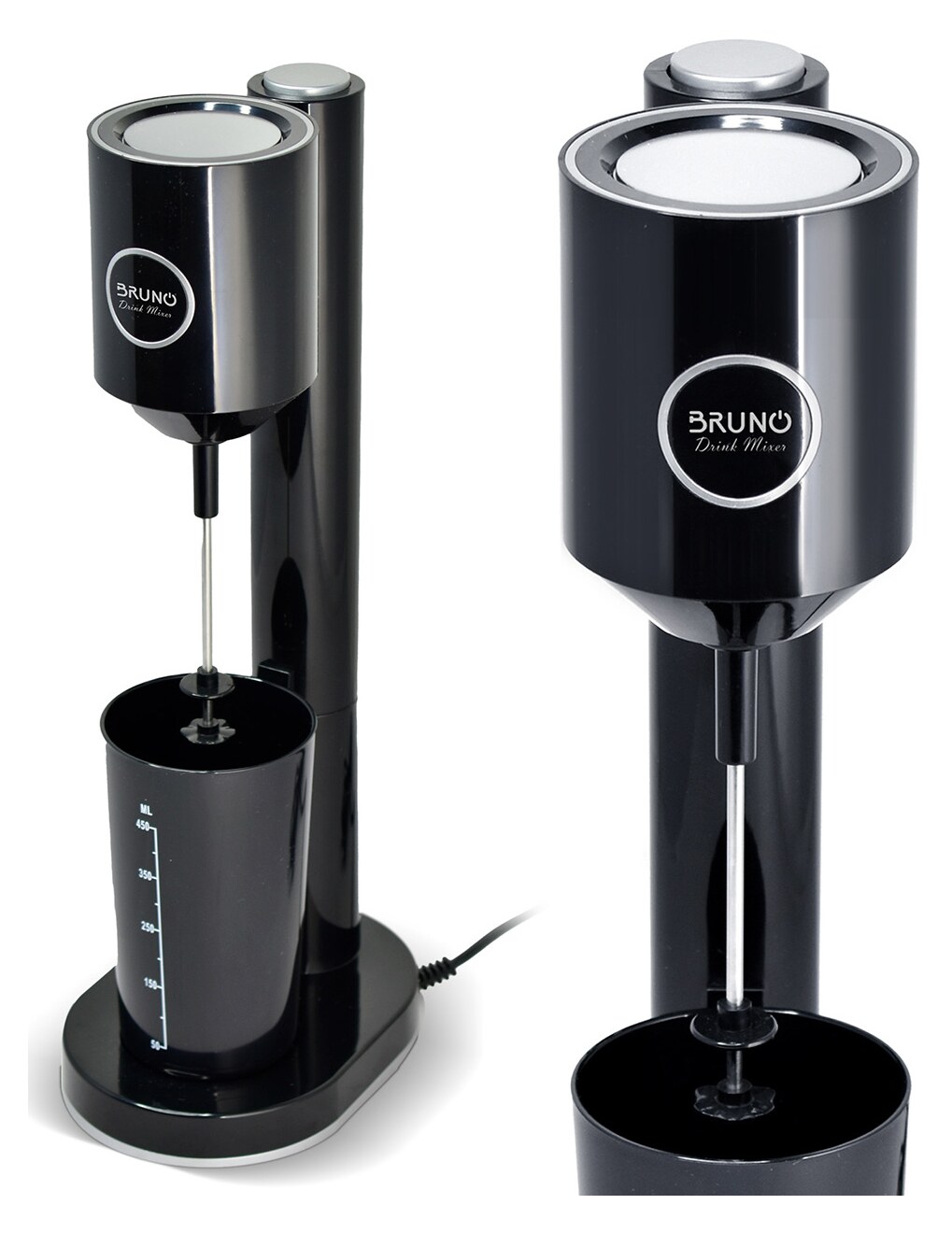 BRUNO φραπεδιέρα επιτραπέζια BRN-0183 100W με δοχείο 450ml, μαύρη 3 BRUNO φραπεδιέρα επιτραπέζια BRN-0183 100W με δοχείο 450ml, μαύρη